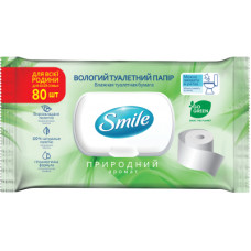 Туалетний папір Smile Family для дорослих з клапаном 80 шт. (4823071642278)