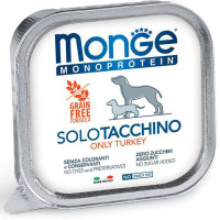 Консерви для собак Monge Dog Solo 100% індичка 150 г (8009470014144)