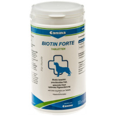 Вітаміни для собак Canina Biotin Forte Інтенсивний курс для шерсті 210 таблеток (4027565101115)