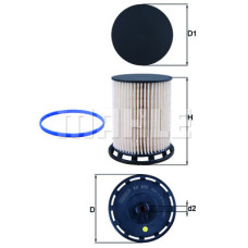 Фільтр паливний KOLBENSCHMIDT KX493DECO