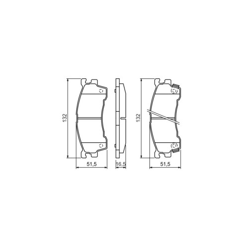 Гальмівні колодки Bosch 0 986 460 975