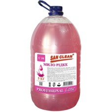 Рідке мило San Clean Рожеве 5 кг (4820003544426)