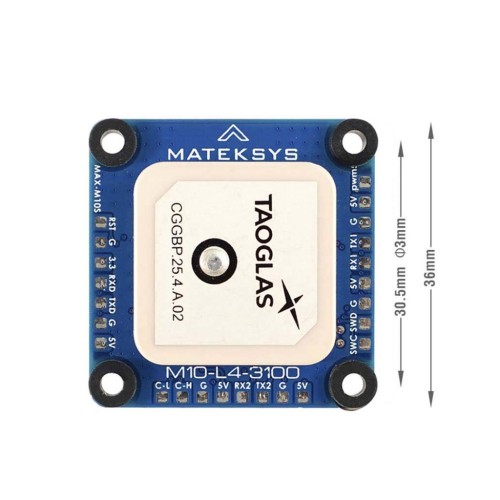 Запчастина для дрона MATEKSYS AP_Periph GNSS, M10-L4-3100 (M10-L4-3100)