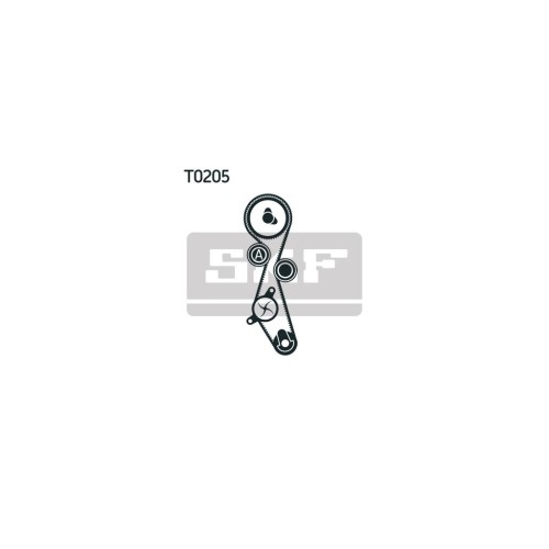 Комплект ременя ГРМ з помпой SKF VKMC 03257