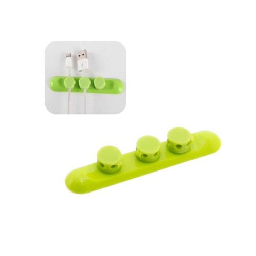 Тримач для кабелю Extradigital CC-952 Cable Clips, Green (KBC1704)