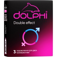 Презервативи Dolphi Double Effect 3 шт. (4820144772979)