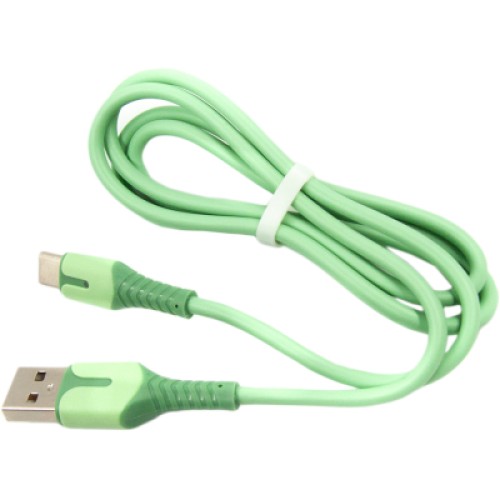 Дата кабель USB 2.0 AM to Type-C 1.0m mint Dengos (PLS-TC-IND-SOFT-MINT)