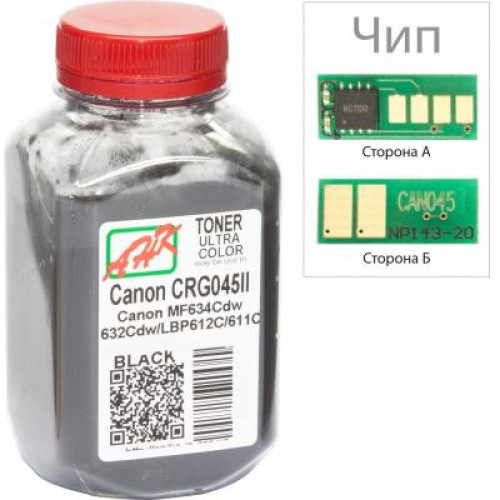 Тонер Canon MF610/630 40г Black +chip AHK (3203124)