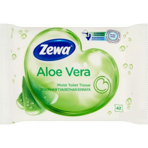 Туалетний папір Zewa Aloe Vera 42 шт (7322540898934)