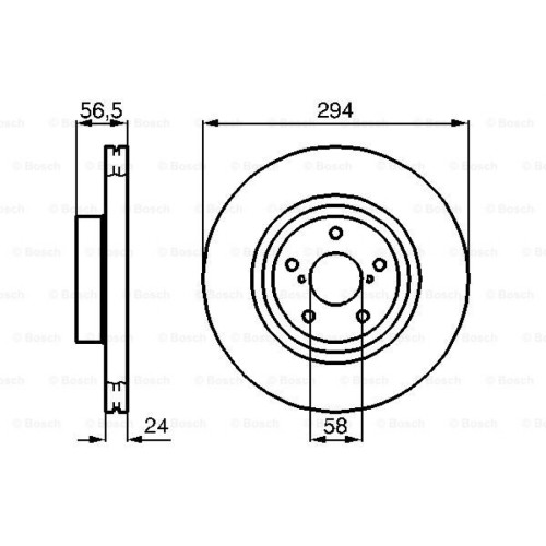 Гальмівний диск Bosch 0 986 478 977