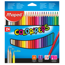 Олівці кольорові Maped Color Peps Classic 24 кол. (MP.183224)