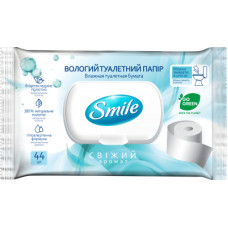Туалетний папір Smile Fresh для дорослих з клапаном 44 шт. (4823071636895)