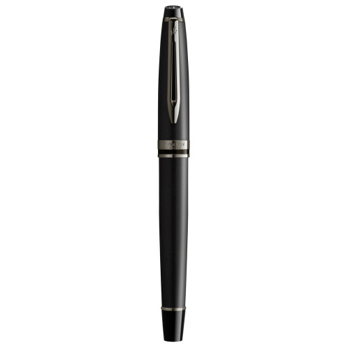 Ручка пір'яна Waterman EXPERT Metallic Black Lacquer RT  FP F (10 046)