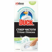 Стікер для унітазу Duck Лайм 3 шт. (4823002005868)