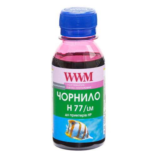 Чорнило WWM HP №177/85 100г Light Magenta (H77/LM-2)