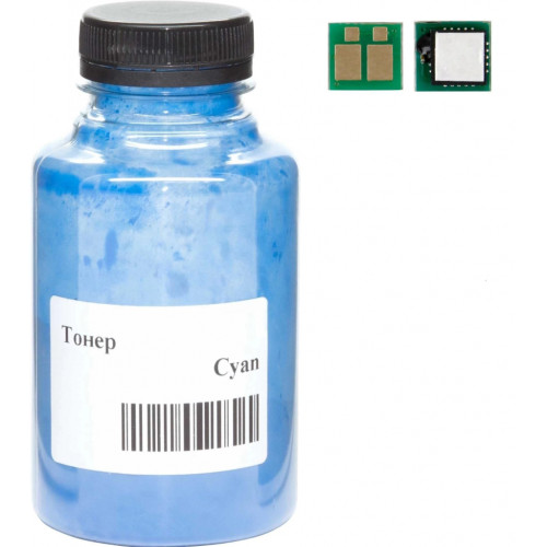 Тонер Canon 054H MF641/643/645, LBP-621/623, 70г 2.3K Cyan +chip AHK (3203747)