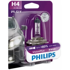 Автолампа Philips 12342VPB1 H4 Vision Plus 12V 60/55W (3228)