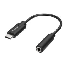 Перехідник USB-C to Stereo Jack 3.5mm Black Hama (00200318)