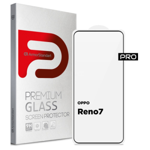 Скло захисне Armorstandart Pro OPPO Reno7 Black (ARM66553)