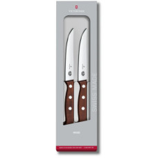 Набір ножів Victorinox Wood Steak Set 2шт Straight (5.1200.12G)