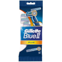 Бритва Gillette одноразовая Blue 2 Plus 5 шт (3014260283254)