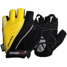 Велорукавиці PowerPlay 5024 Black/Yellow M (5024D_M_Yellow)