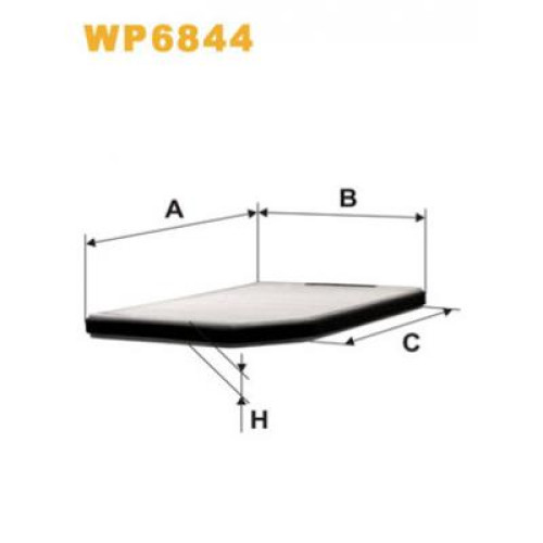 Фільтр салону Wixfiltron WP6844