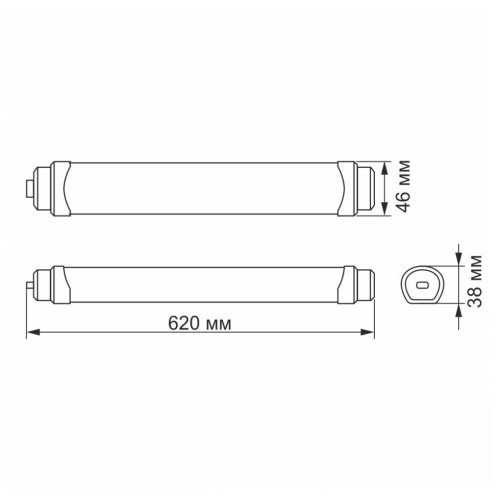 Світильник Videx LED IP65 18W (VL-BNWL-18065)