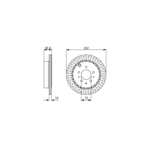 Гальмівний диск Bosch 0 986 479 757