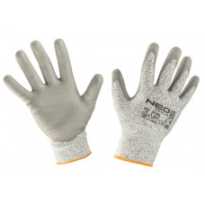 Захисні рукавички Neo Tools з поліуретановим покриттям, проти порізів, р. 8 (97-609-8)