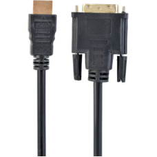Кабель мультимедійний HDMI to DVI 1.0m Maxxter (V-HDMI-DVI-1M)