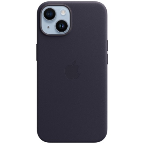 Чохол до мобільного телефона Apple iPhone 14 Leather Case with MagSafe - Ink (MPP63)