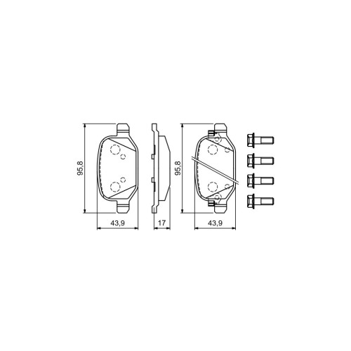 Гальмівні колодки Bosch 0 986 494 934