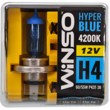 Автолампа WINSO H4 HYPER BLUE 4200K 60/55W (712450)