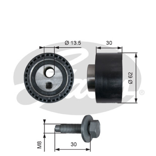 Ролик натягувача ременя Gates T41282