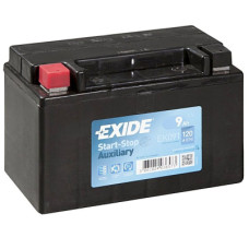 Акумулятор автомобільний EXIDE START STOP AUXILIARY 9Ah (+/-) (120EN) (EK091)