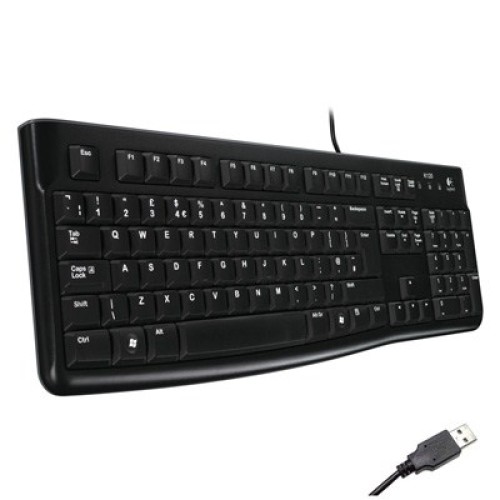 Клавіатура Logitech K120 Ukr (920-002643)