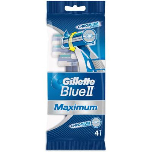 Бритва Gillette одноразовая Blue 2 Max 4 шт (7702018956661)