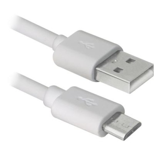 Дата кабель USB08-10BH USB - Micro USB, white, 3m Defender (87468)