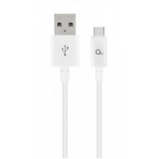 Дата кабель USB 2.0 AM to Type-C 1.0m Cablexpert (CC-USB2P-AMCM-1M-W)