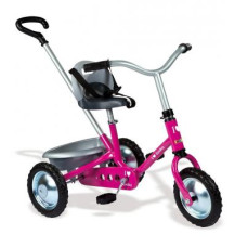 Дитячий велосипед Smoby Zooky з багажником Рожевий (454016)