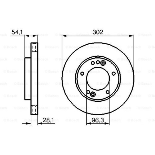 Гальмівний диск Bosch 0 986 479 230