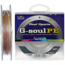 Шнур YGK G-Soul PE 5 Colors 200m 0.6/0.128mm 8lb (5545.02.06)