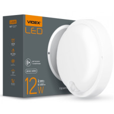 Світильник Videx LED з датчиком ІК IP54  12W 5000K сенсорн (VL-BHR-125W-SP)