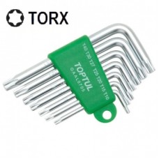 Набір інструментів Toptul ключів TORX Г-обр. T10-T40 7од. (GAAL0705)