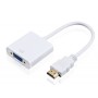 Перехідник HDMI M to VGA F (з кабелями аудіо і живлення від USB) ST-Lab (U-990 white)