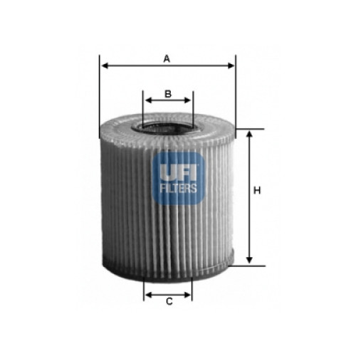 Фільтр масляний UFI 25.039.00