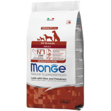Сухий корм для собак Monge Dog All breeds Adult зі смаком ягняти та рису 2.5 кг (8009470011310)