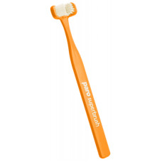 Зубна щітка Dr. Barman's Superbrush Compact Тристороння М'яка Помаранчева (7032572876328-orange)
