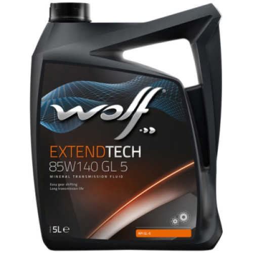 Трансмісійна олива Wolf EXTENDTECH 85W140 GL 5 5л (8304705)